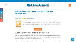 HelloFax User Reviews, Pricing & Popular Alternatives