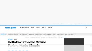 HelloFax Review: Online Faxing Made Simple - Tom's Guide