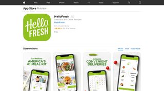 HelloFresh on the App Store - iTunes - Apple