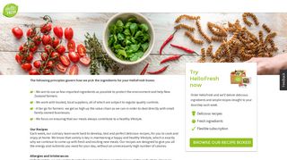 Our Fresh Ingredients | HelloFresh