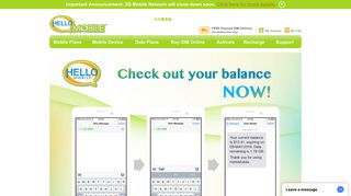 HelloMobile - Check out your balance easer