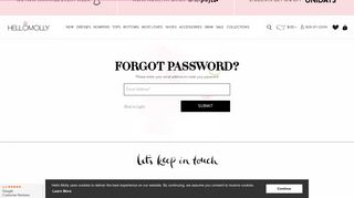 Forgot Your Password | Hello Molly USA