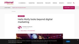 Hello Molly looks beyond digital marketing - Internet Retailing
