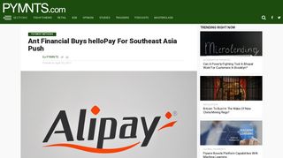 Ant Buys helloPay For Southeast Asia Push | PYMNTS.com