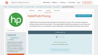 HelloProfit Pricing | G2 Crowd