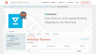HelloSign Reviews 2019 | G2 Crowd