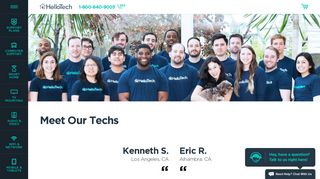 Meet Our Techs - HelloTech