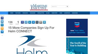 15 More Companies Sign Up For Helm CONNECT