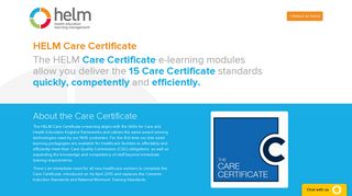 The HELM Care Certificate e-learning modules allow you deliver the ...