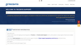 Home - Support Portal - Tricentis