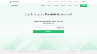 Freshdesk Login