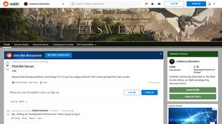 PS4/NA Server : elderscrollsonline - Reddit