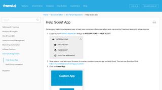 Help Scout App - Freemius