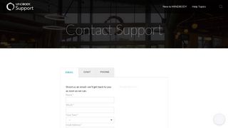 Contact Support - MINDBODY Support