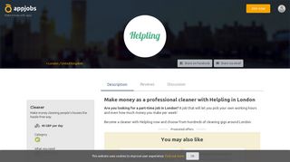 Cleaning jobs in London - Helpling - AppJobs