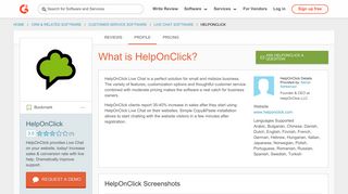 HelpOnClick | G2 Crowd