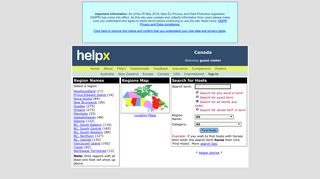 Find Hosts in Canada - HelpX
