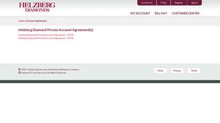 Account Agreements - Helzberg Diamond Private