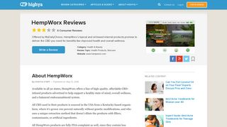 HempWorx Reviews - Is it a Scam or Legit? - HighYa