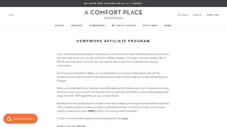 HempWorx Affiliate Program – A Comfort Place