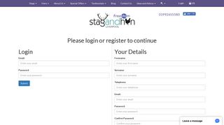Login - Stag And Hen liverpool