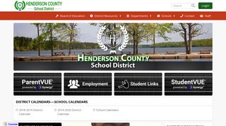 Henderson County School District: Home