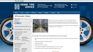 Wholesale - Henise Tire Service