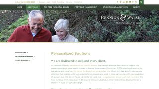 Personalized solutions - Hennion & Walsh