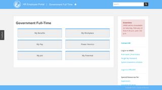 Government Full-Time - HR Employee Portal