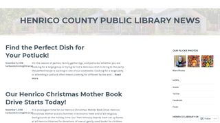 Henrico County Public Library News