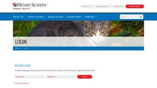 Login - Henry Schein Animal Health