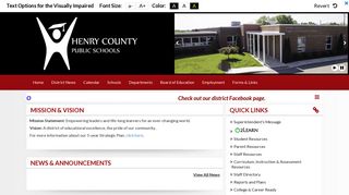 Henry County Public Schools: Home