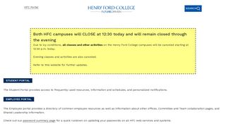 HFC Portal - Henry Ford College