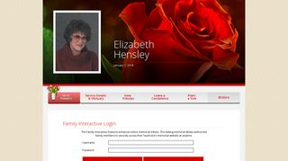 Elizabeth Hensley Login - WEST LIBERTY, Kentucky | Potter Funeral ...
