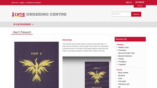 CATIE Ordering Centre | Centre de distribution de CATIE | Hep C ...