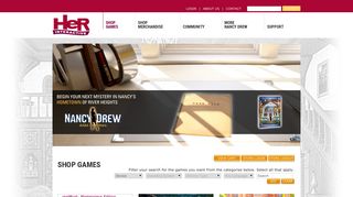Shop All Nancy Drew Detective Games | Her Interactive