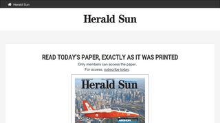 Herald Sun Digital Edition