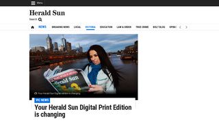Your Herald Sun Digital Print Edition is changing | Herald Sun