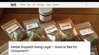 Herbal Dispatch Going Legal - Good or Bad for Consumers?