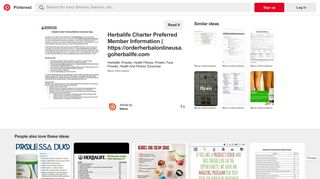 Herbalife Charter Preferred Member Information | Herbalife - https ...