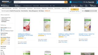 Amazon.co.uk: HERBALIFE - Diet Shakes / Dietary Management ...
