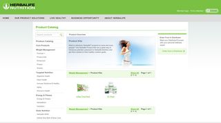 Product Kits - Product Catalog - Herbalife