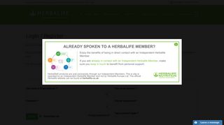 Login - Herbalife Independent Distributor - Herbalife UK