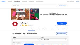 Working at Herberger's: 73 Reviews about Pay & Benefits | Indeed.com