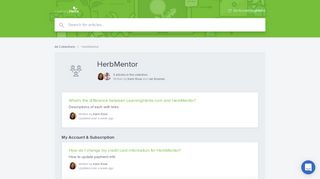 HerbMentor | Learning Herbs Help Center