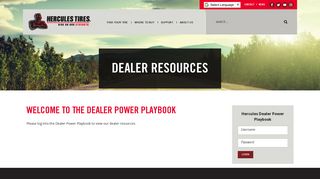 Power Playbook | Dealer Resources | Hercules Tires