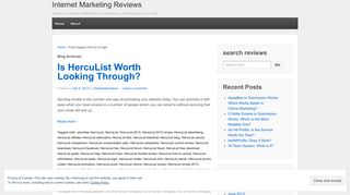 HercuList login | Internet Marketing Reviews