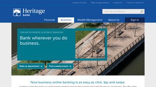 Online Business and Mobile Banking App | Heritage Bank