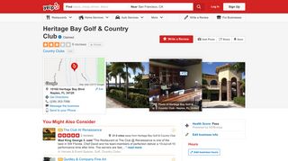Heritage Bay Golf & Country Club - Country Clubs - 10160 Heritage ...