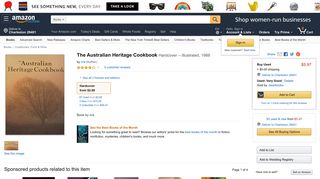 The Australian Heritage Cookbook: n/a: 9780731607280: Amazon ...